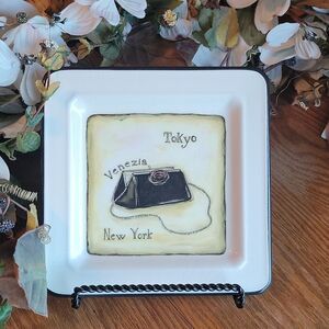 Designed by Brunelli small square plate